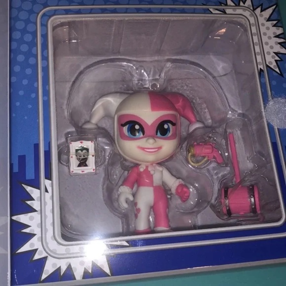Pink and White Collectible Figure